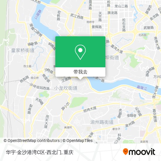 华宇·金沙港湾C区-西北门地图
