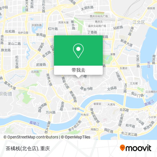 茶橘栈(北仓店)地图