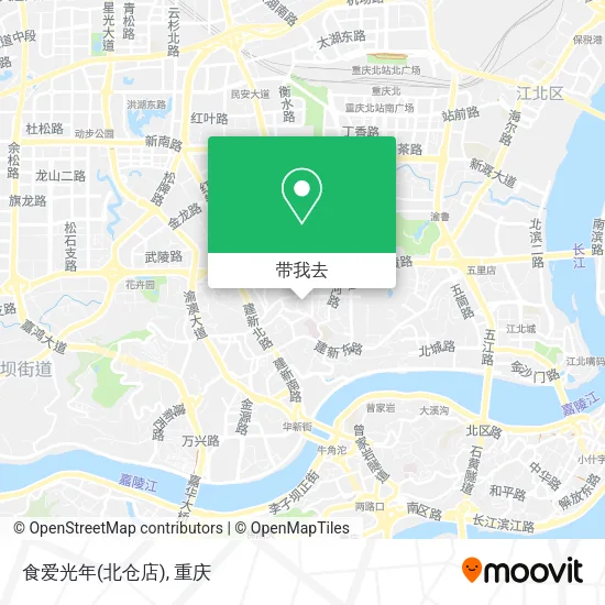 食爱光年(北仓店)地图