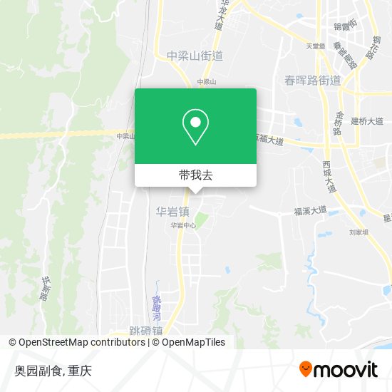 奥园副食地图
