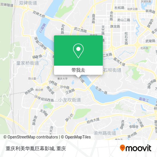 重庆利美华胤巨幕影城地图