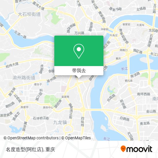 名度造型(阿红店)地图