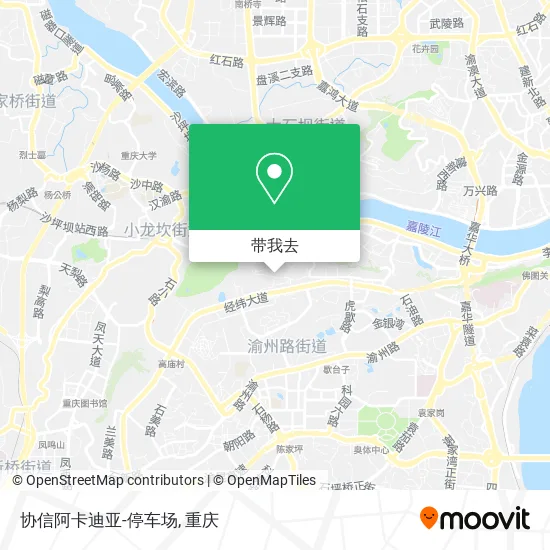 协信阿卡迪亚-停车场地图