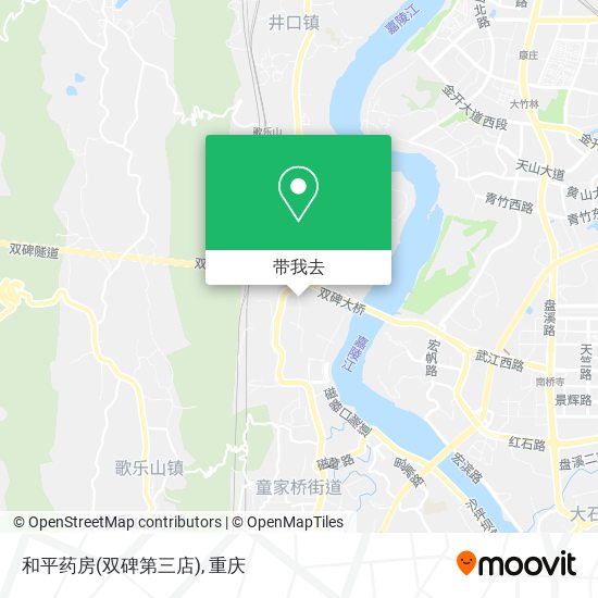 和平药房(双碑第三店)地图