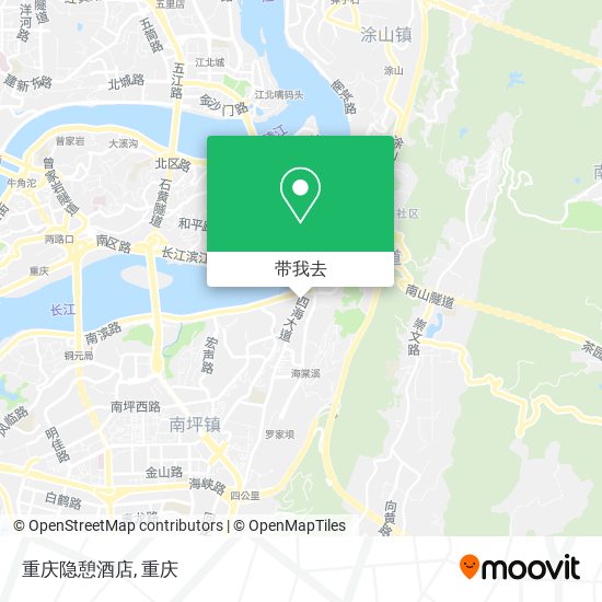 重庆隐憩酒店地图