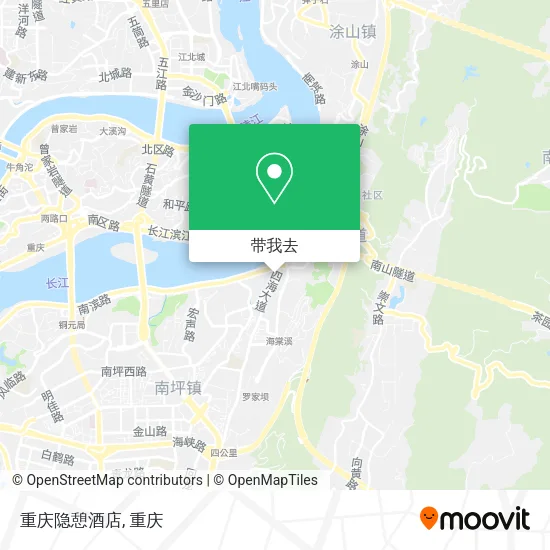 重庆隐憩酒店地图