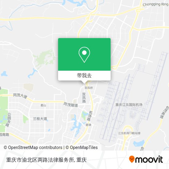 重庆市渝北区两路法律服务所地图