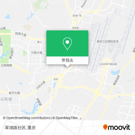 翠湖路社区地图