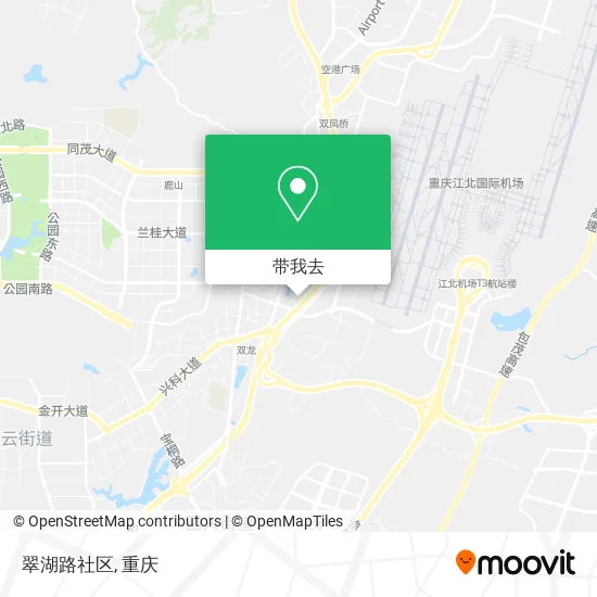 翠湖路社区地图