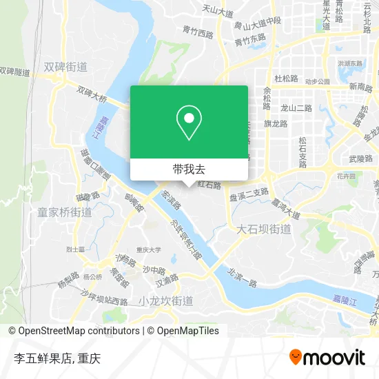 李五鲜果店地图