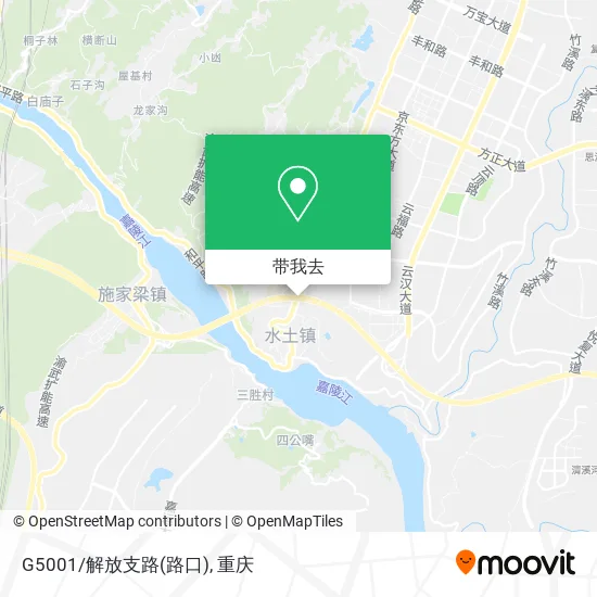 G5001/解放支路(路口)地图