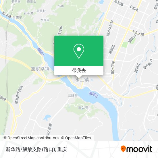 新华路/解放支路(路口)地图