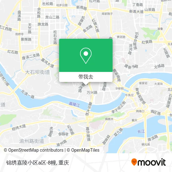 锦绣嘉陵小区a区-8幢地图