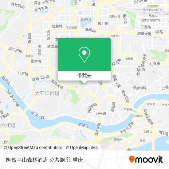 陶然半山森林酒店-公共厕所地图