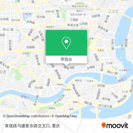 黄观路与建新东路交叉口地图