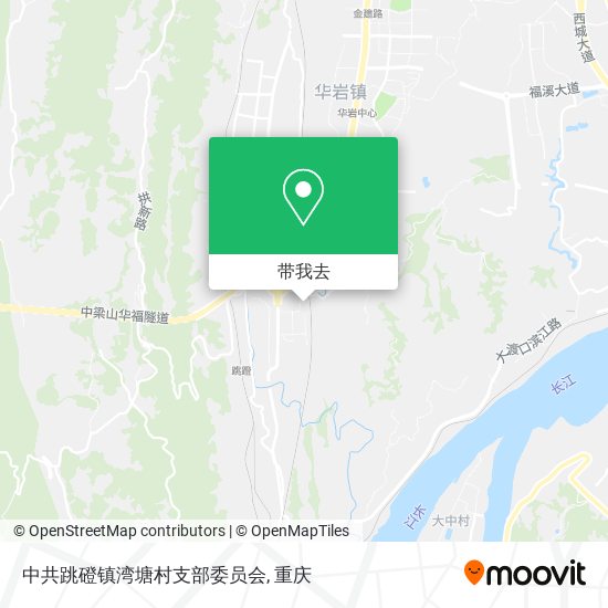 中共跳磴镇湾塘村支部委员会地图