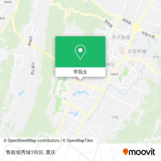 鲁能领秀城1街区地图