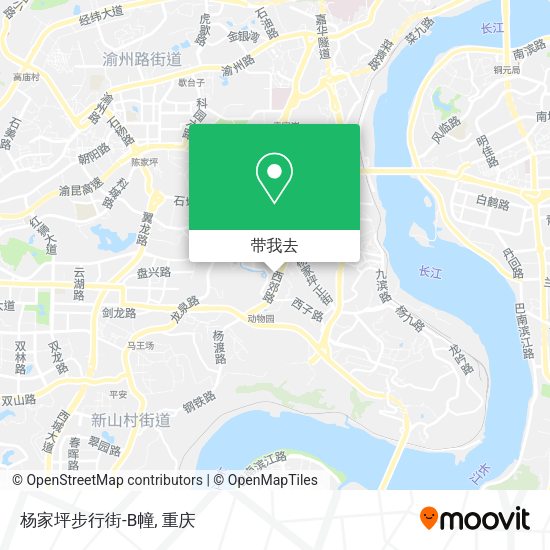 杨家坪步行街-B幢地图