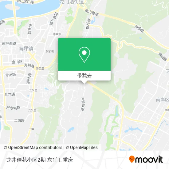 龙井佳苑小区2期-东1门地图
