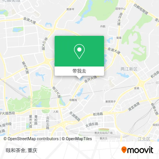 颐和茶舍地图