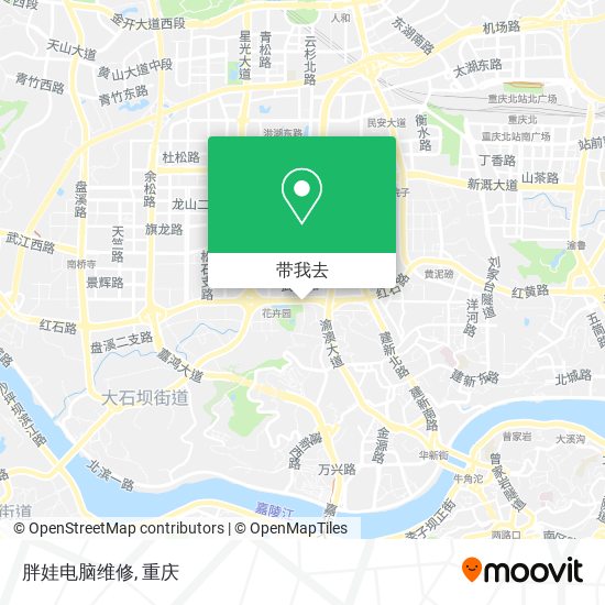 胖娃电脑维修地图