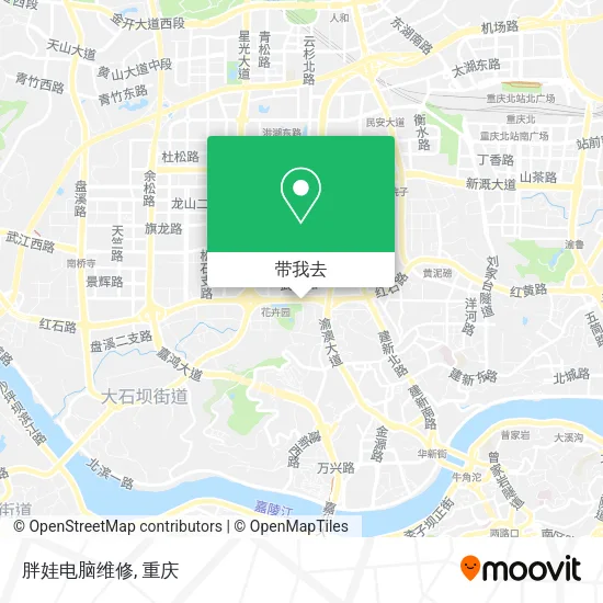 胖娃电脑维修地图
