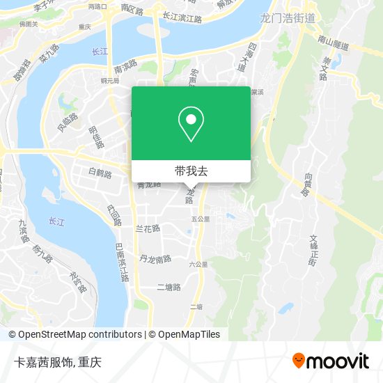 卡嘉茜服饰地图