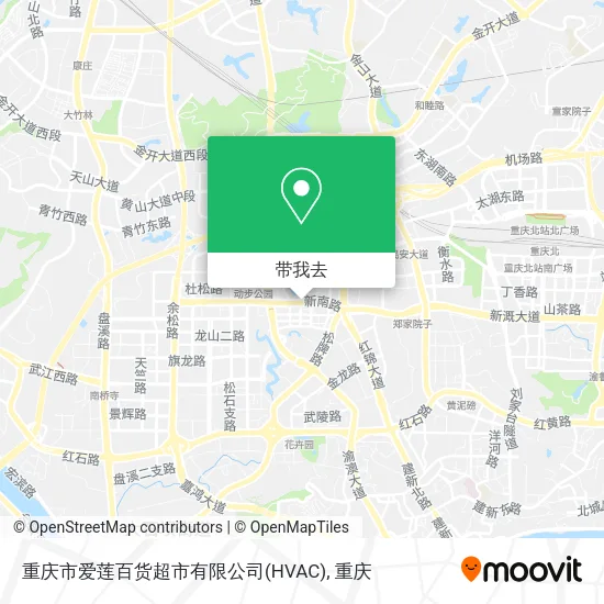 重庆市爱莲百货超市有限公司(HVAC)地图
