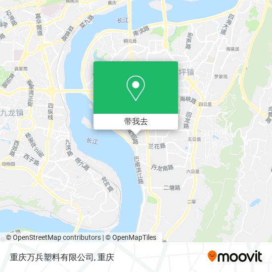 重庆万兵塑料有限公司地图