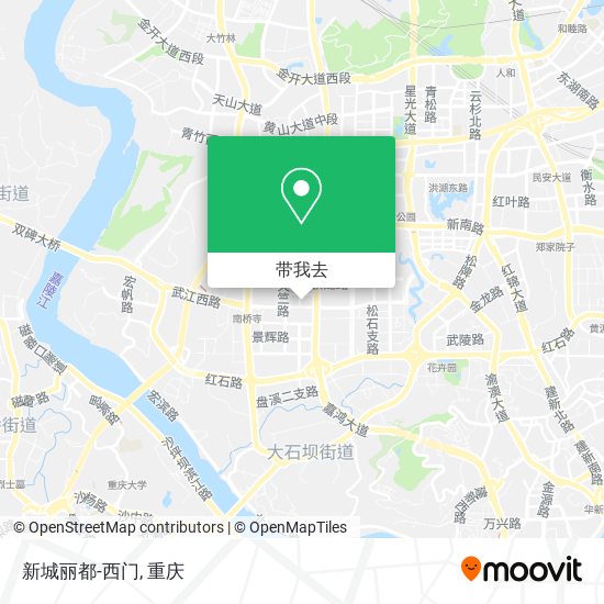 新城丽都-西门地图