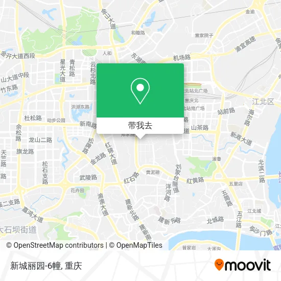 新城丽园-6幢地图