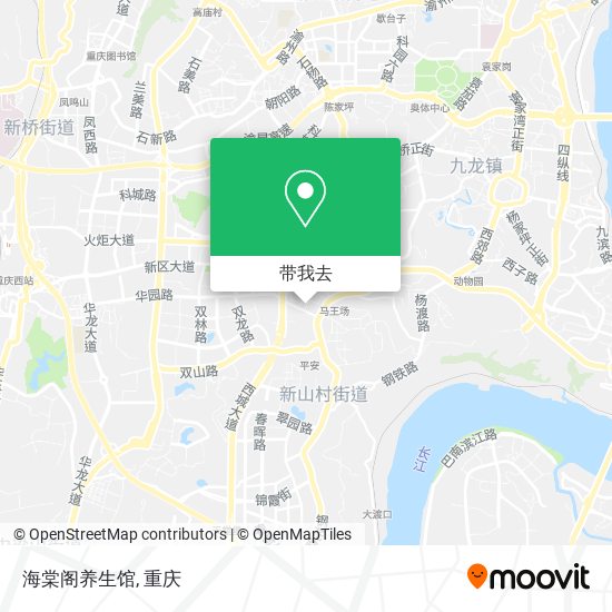 海棠阁养生馆地图