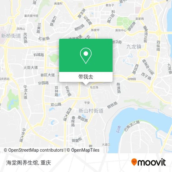 海棠阁养生馆地图