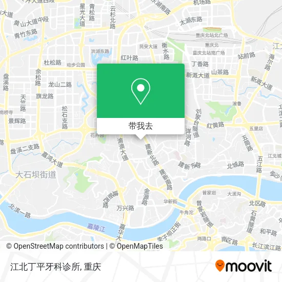 江北丁平牙科诊所地图
