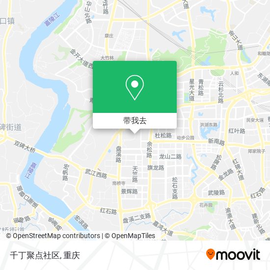 千丁聚点社区地图