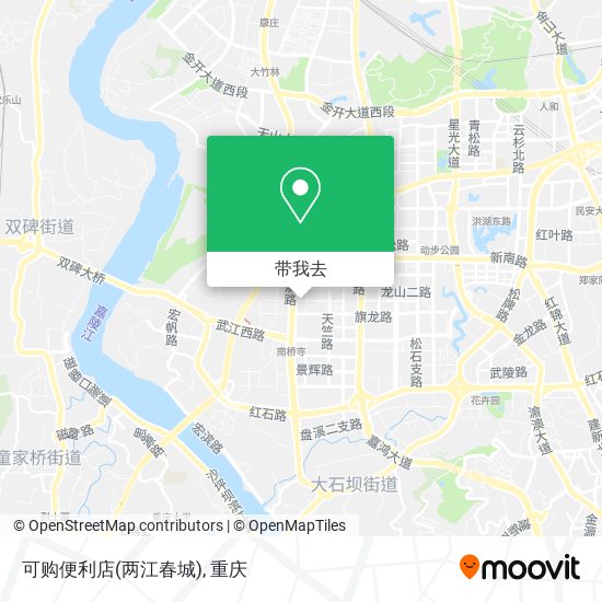 可购便利店(两江春城)地图