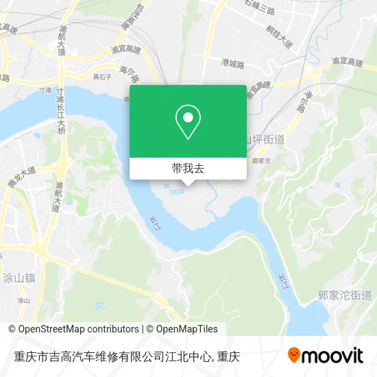 重庆市吉高汽车维修有限公司江北中心地图