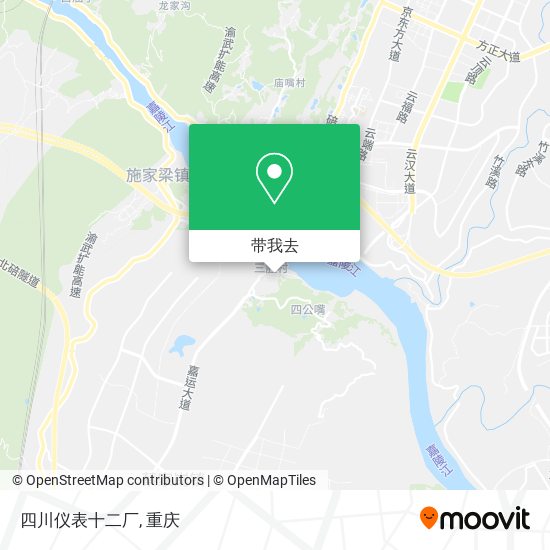 四川仪表十二厂地图