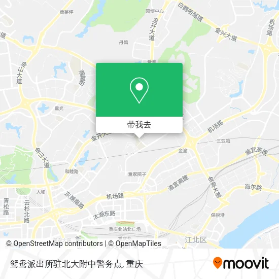 鸳鸯派出所驻北大附中警务点地图