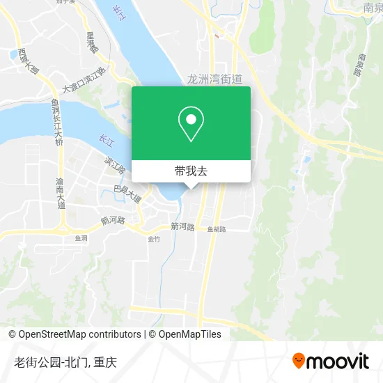 老街公园-北门地图