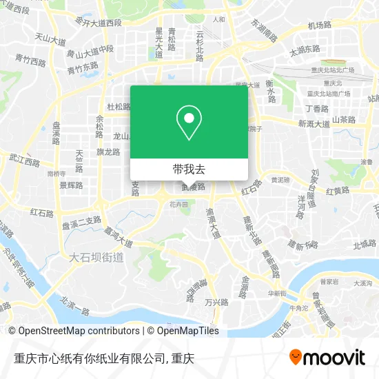重庆市心纸有你纸业有限公司地图