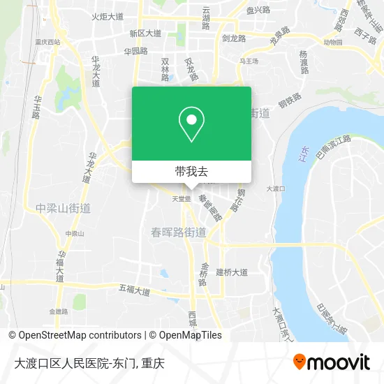 大渡口区人民医院-东门地图