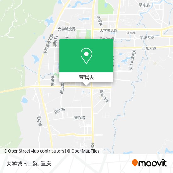 大学城南二路地图
