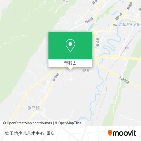 绘工坊少儿艺术中心地图