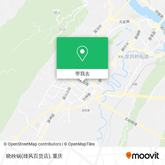 晓秧锅(雄风百货店)地图