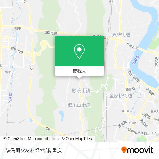 铁马耐火材料经营部地图