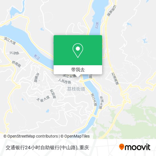 交通银行24小时自助银行(中山路)地图