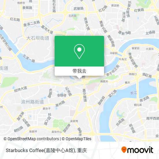 Starbucks Coffee(嘉陵中心A馆)地图