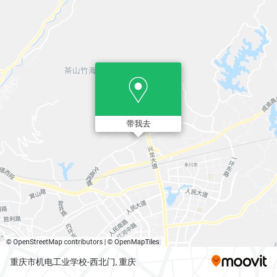 重庆市机电工业学校-西北门地图