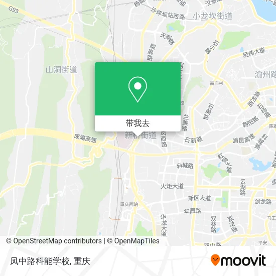 凤中路科能学校地图